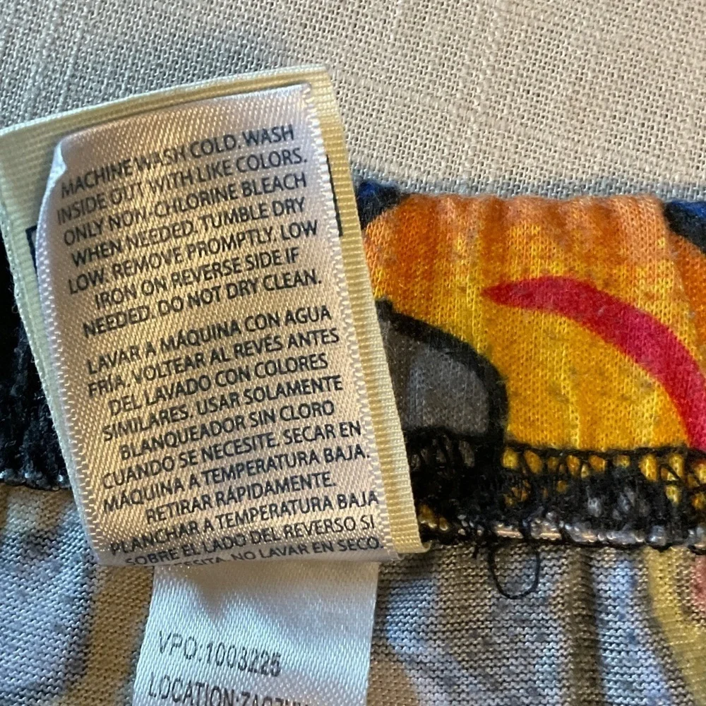 Faded Glory Black Emoji Print Kids Pajama Bottoms